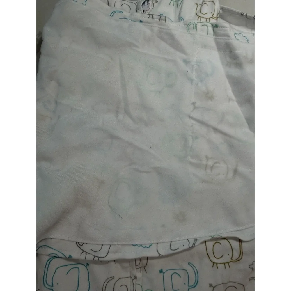Halo Swaddle Sleep sacks Sz Newborn Cottagecore Elephants Animals Zoo